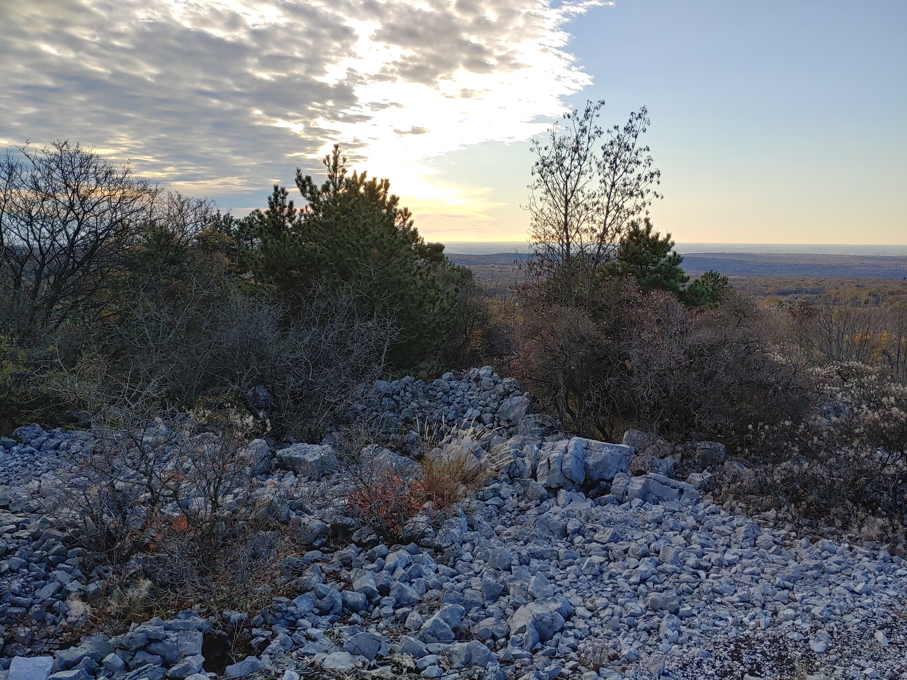 Kraški kamen na kraški planoti.